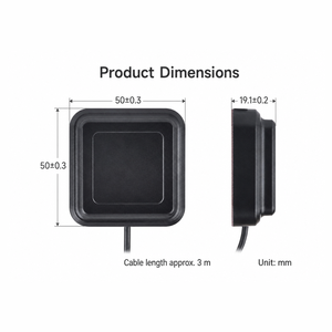 เสาอากาศแบบแอคทีฟความถี่คู่ GNSS L1 L5 พร้อมขั้วต่อ SMA J สำหรับระบุตำแหน่งหลายระบบ GNSS โมดูล GPS RTK - Product Image 2