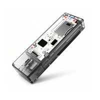 Lecteur de carte SD OTG USB 3.0 Type-C AOTECH ABS Garantie de 12 mois Vitesse 5 Gbps Certifié CE RoHS FCC Lecteur de cartes externe multi-cartes pour PC portable