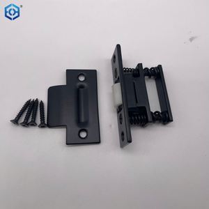 Captura de bola de puerta negra satinada Captura de rodillo de puerta silenciosa de latón sólido resistente con golpe cuadrado ajustable - Product Image 3