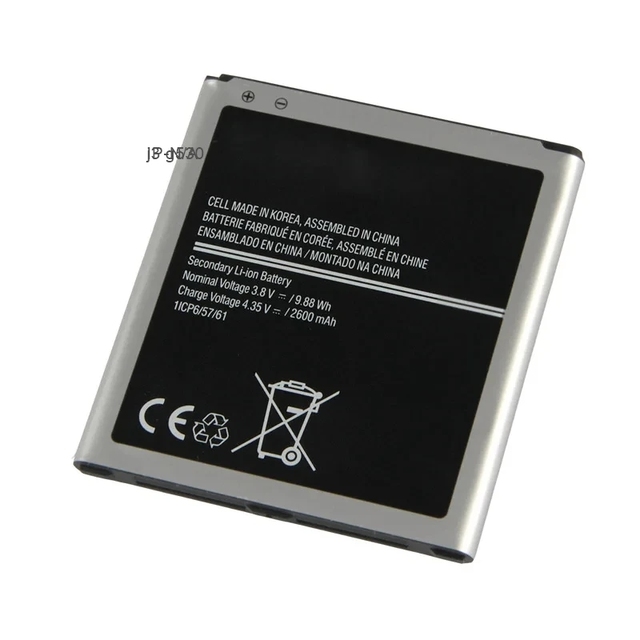 2600mAh Replacement Battery for Samsung Galaxy G530 G550 J3 J5 J500 ON5 EB-BG530BBC J2 PRIME Lithium-ion Smartphone Batteries