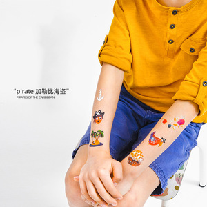 สติ๊กเกอร์สักลายชั่วคราวสำหรับเด็ก ลายการ์ตูนน่ารัก กันน้ำ ปลอดภัย ไม่เป็นพิษ สำหรับเด็กทารกและเด็กผู้หญิง - Product Image 2
