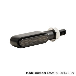 <span class=keywords><strong>Indicateur</strong></span> d'ambre <span class=keywords><strong>de</strong></span> moto dynamique chromé noir 12v avec DRL blanc <span class=keywords><strong>pour</strong></span> moto universelle aventure <span class=keywords><strong>de</strong></span> course vélo EV à deux roues - Product Image 5