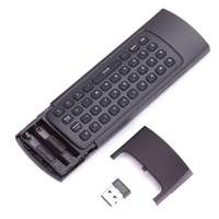 Télécommande Air Mouse Intelligente Double Face MX3 2.4G pour Boîtier Android avec Mini Clavier Compatible pour Android TV/Box/IPTV/HTPC/Xbox