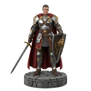 Statuetta Modello in Resina PVC 3D Personalizzata Serie Cavaliere Occidentale Collezione - Product Image 6