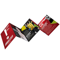 Service d'impression numérique personnalisé Dépliant de publicité commerciale impression couleur Brochure bon marché pour les entreprises