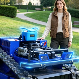 European Spot Crawler Drive 4-Stroke Single Cylinder Cordless Gasoline Lawn <b>Mower</b> with DIY Industrial Features - Product Image 1