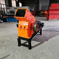 Concasseur à marteaux portable mini électrique/diesel, petite machine mobile de concassage de roche pour charbon, verre, minerai d'or, pierre