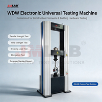 Máquina de Ensayo de Tracción Universal Servoelectrónica para Pruebas de Propiedades Mecánicas de Herrajes y Fijaciones de Encofrados de Construcción