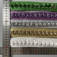 Boutons à nœud chinois multicolores faits à la main pour robes Cheongsam, vendus au mètre