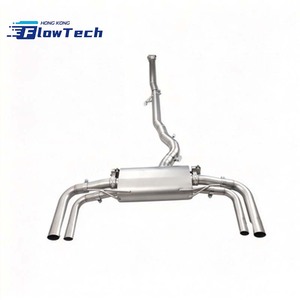 ระบบท่อไอเสีย FlowTech SS304 Valvetronic Catback พร้อมปลายท่อเก็บเสียง สำหรับ Mercedes-AMG CLA45 W117 M133 2.0T ปี 2013-2019 – ติดตั้งแบบ Direct Bolt-On - Product Image 1