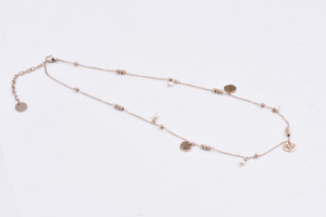 High Quality Personalized <b>Fine</b> Jewelry Elegant Filigree Rose Pendant Necklace - Product Image 6