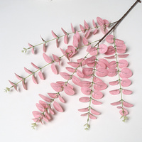 C-158 Vente en gros de plantes et verdure artificielles imprimées en 3D, feuilles d'eucalyptus, pour la photographie de mariage, l'art et l'intérieur