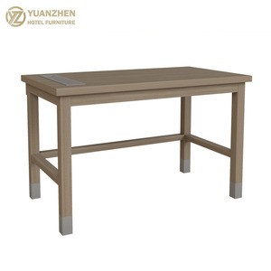 Set Perabot Kamar Tidur Hotel Bintang 5 Kustom Kayu Ek Solid Modern Mewah Kuat Tahan Lama Ramah Lingkungan Rangka Tempat Tidur Apartemen - Product Image 3