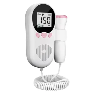 Ultrasone Curve Digitale Baby Hartslag Foetus Hartslag Monitor Voor Zwangere Vrouw Handheld Apparaat Nieuw Trendproduct