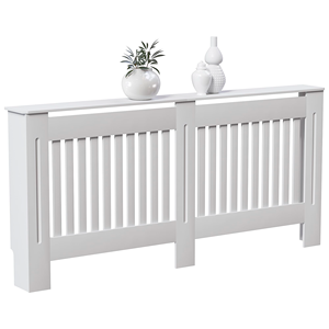 Vente en gros tailles personnalisables couvercle <span class=keywords><strong>de</strong></span> <span class=keywords><strong>radiateur</strong></span> moderne MDF peint grille à lattes étagère supérieure bois moyen - Product Image 1