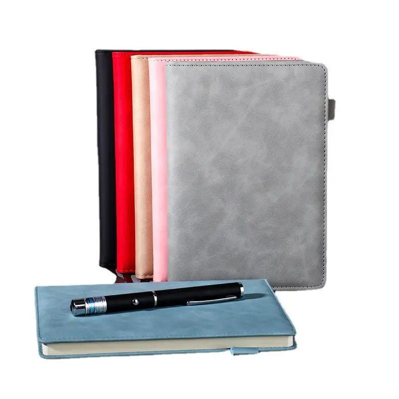 Fabriek Spot Imitatie Lederen Notebook Training Educatie Cadeauset Pu Gelamineerd Boek Gesp Zakelijk Imitatie Lederen Notebook
