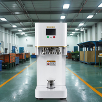 Machine de scellage automatique électrique pour bocaux en plastique et jus Dingjian DJ-FGJ-001-02W pour les boissons