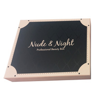 Boîte de maquillage en papier pour Mascara, vernis à ongles, brillant, liquide pour les yeux, blush, fard à paupières, miroir, bigoudi, étiquette privée, cosmétiques, maquillage