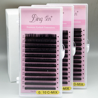 Extensions de cils individuelles, kit d'extensions de cils en gros, boîte complète avec outils de maquillage professionnels, longue durée