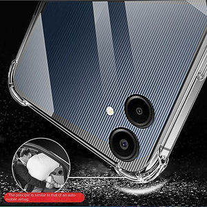 Funda de teléfono suave y transparente a prueba de golpes para <span class=keywords><strong>Samsung</strong></span> <span class=keywords><strong>Galaxy</strong></span> A06 A05 A55 A35 A25 A15 fundas traseras cubiertas transparentes A 06 05 <span class=keywords><strong>55</strong></span> 25 15 - Product Image 3