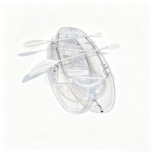 เรือคายัคใสแบบ Tandem Crystal Clear PC สำหรับ 2 คน เหมาะสำหรับให้เช่าในรีสอร์ท ชมวิวใต้น้ำ และถ่ายภาพ - Product Image 1