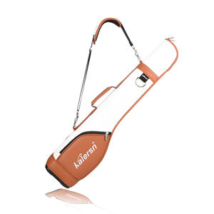 Korean Park Waterproof <b>Golf</b> Club Stand <b>Bag</b> Lightweight PU <b>Golf</b> <b>Bag</b> for Travel Storage - Product Image 2