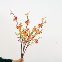 Fleur artificielle de pommier haut de gamme, décoration florale de luxe léger pour salon, meuble TV, table à manger