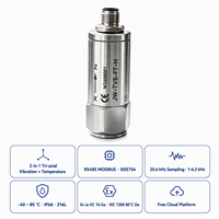 Sensor de Monitoreo de Vibraciones y Temperatura con RS485, Intrínsecamente Seguro Ex Ia IIC T6 Ga para Análisis de Maquinaria Industrial