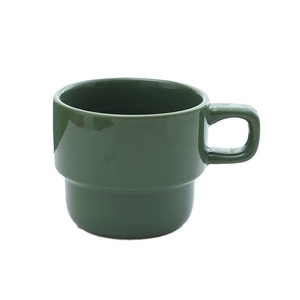 Taza de café de cerámica apilada creativa personalizable, diseño novedoso, suministros promocionales para <span class=keywords><strong>fiestas</strong></span> para beber en casa personalizados - Product Image 5