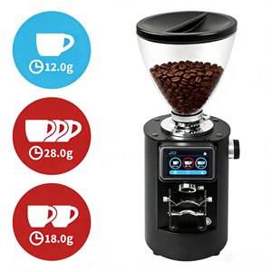 Máquina de Café Espresso Comercial con Muelas de Titanio de 90 mm, Pantalla Táctil, Dosificador de Granos de Café con Báscula, Máquina de Café Profesional - Product Image 1