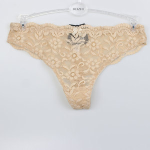 BEIZHI-ropa interior Hipster para mujer, Tanga Sexy de encaje, Tanga, bragas trasparentes - Product Image 1