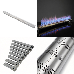 Brûleurs en acier inoxydable en gros, ODM OEM, personnalisables en profondeur (diamètre, longueur, puissance, épaisseur de paroi) pour chaudières à gaz commerciales - Product Image 3