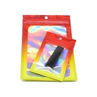 Muestra Gratuita de Bolsas Planas con Cierre Hermético de Tres Lados, Bolsas de Embalaje para Joyería y Collares, Sellables con Calor, de Poliéster Láser