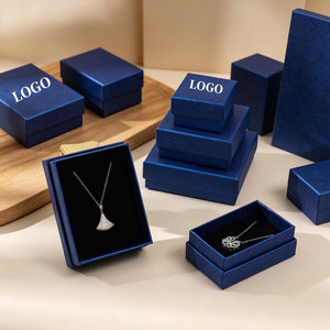 Caja de Joyería Cuadrada de Lujo Color Oro Champán con Logotipo Personalizado, Caja Exterior para Anillos, Pendientes y Colgantes, Empaque de Joyería - Product Image 2
