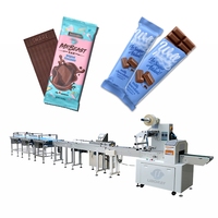Machines d'emballage de barre de chocolat de céréale de protéine d'énergie horizontale de flux automatique