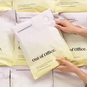 Özelleştirilmiş biyobozunur compostable poli mailers nakliye teslimat polybags renkler güçlü yapışma çevre dostu posta çantaları - Product Image 1