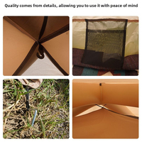 Tente de camping gonflable portable E-RIKE pour 2 à 4 personnes, tente gonflable extérieure pliable, tente de maison gonflable personnalisée, imperméable