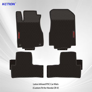 พรมปูพื้นรถยนต์ 3 มิติ PVC สำหรับ <span class=keywords><strong>Honda</strong></span> CR-<span class=keywords><strong>V</strong></span> ปี 2025 ผลิตโดย KCTION คุณภาพสูง OEM ไร้กลิ่น กันลื่น กันน้ำ ออกแบบพอดีกับรถ - Product Image 1