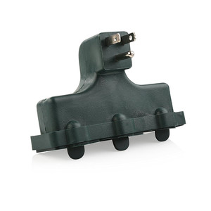 <span class=keywords><strong>Prise</strong></span> murale en plastique étanche à 3 broches, adaptateur multiprise 3 prises, robuste, mise à la terre standard, alimentation 125V 15A, ABS, anti-poussière - Product Image 3