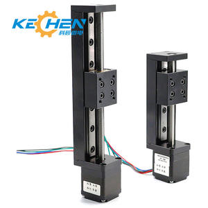 Motor paso a paso lineal en miniatura Kechen, mesa deslizante de 28 mm CC con guía en T, módulo deslizante eléctrico con husillo de bolas, velocidad nominal 50-300 - Product Image 1