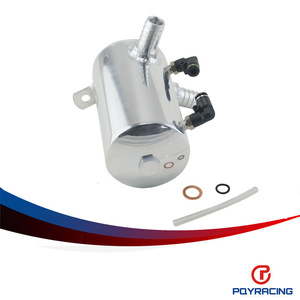 หม้อน้ำระบายอากาศอะลูมิเนียม Poyracing 0.5 ลิตร ขนาด 19 มม. 3/4 นิ้ว แบบมีหนาม สำหรับดัดแปลงยานยนต์ทั่วไป - Product Image 1