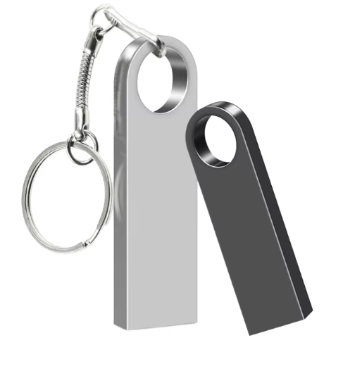 Custom Logo Stock New USB 2.0 Metal 4GB High-Speed Flash Drive Keyring Design Durable Portable 2-Year Warranty OEM/ODM