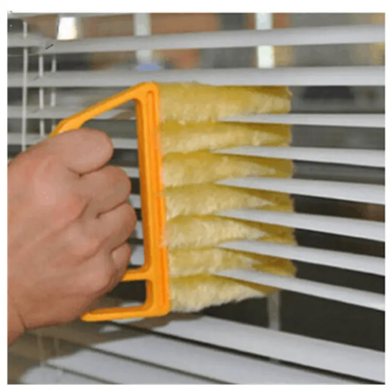 Blind Blade Cleaner Window Conditioner Duster Clean Brush mit 7 Lamellen Handheld Haushalts küchen reinigung