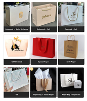 Sacs en papier personnalisés avec logo, en pack, pour cadeaux de remerciement, sacs de shopping écologiques recyclés avec poignées, pour l'emballage de cadeaux de reconnaissance
