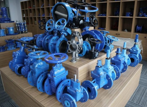 Flange Type DN100 Pn16 Di Non-Rising Stem Resilient Stem Soft Sealing Ductile Cast Iron Sluice Gate Valve - Product Image 2