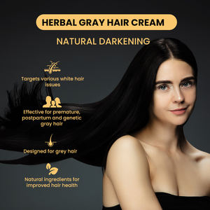 Sumifun grosir Herbal alami perawatan rambut abu-abu krim putih untuk hitam 20G - Product Image 6