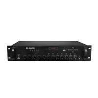 M-5950U 2U 1000W Ticari Ses Güç Amplifikatörü, 5 Bölge Kontrolü, 3 Mikrofon Girişi, LED Ekran ve Öncelikli Sessize Alma Özelliği ile