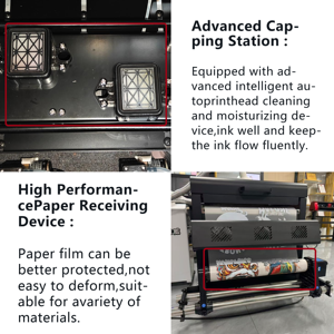 เครื่องพิมพ์ DTF อัตโนมัติขนาด 60 ซม. แบบดิจิตอล หัวพิมพ์สองหัว Xp600/i3200 สำหรับพิมพ์เสื้อผ้า กระเป๋า และอื่นๆ - Product Image 5