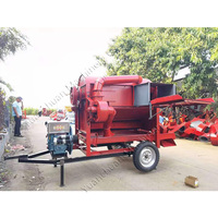Batteuse électrique millet sorgho maïs type 125 batteuse à alimentation automatique batteuse à grains