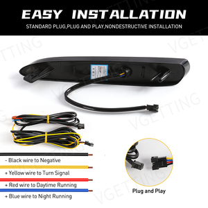 3 chức năng <span class=keywords><strong>Car</strong></span> <span class=keywords><strong>LED</strong></span> ban ngày chạy ánh sáng cho TOYOTA levin thể thao 2021 2022 khởi động hoạt hình <span class=keywords><strong>DRL</strong></span> 3-MÀU lần lượt tín hiệu đêm đèn - Product Image 2